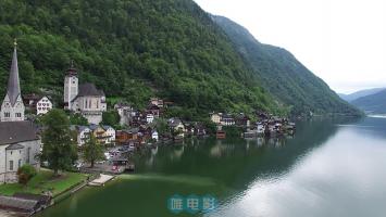 [4K素材]奥地利 哈尔施塔特 航拍自然风光 百度网盘 微云下载